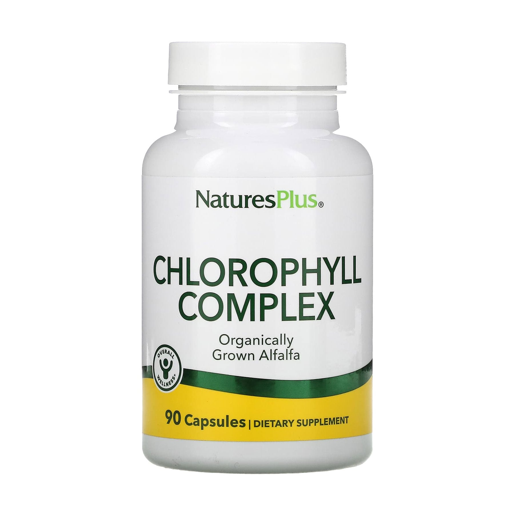 Органічний хлорофіл Natures Plus Natural Chlorophyll, 90 капсул